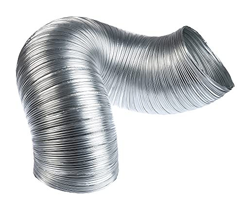 Aluminium - Ø 160mm / 1.5m - Aluminium Semi Rigid Flexible Duct Hose