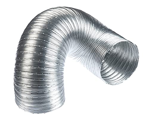 Aluminium - Ø 160mm / 1.5m - Aluminium Semi Rigid Flexible Duct Hose