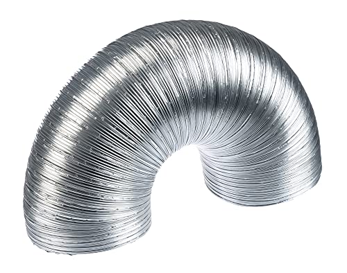 Aluminium - Ø 160mm / 1.5m - Aluminium Semi Rigid Flexible Duct Hose