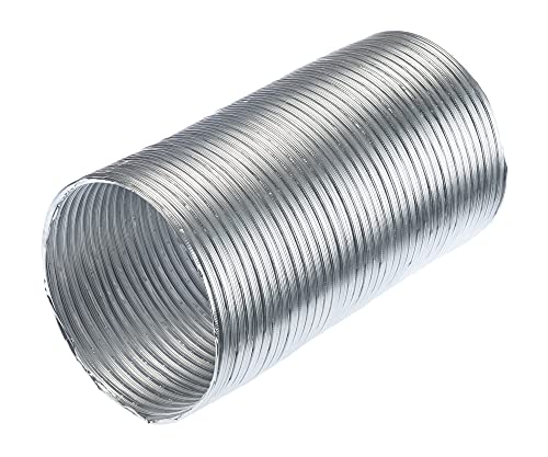 Aluminium - Ø 160mm / 1.5m - Aluminium Semi Rigid Flexible Duct Hose