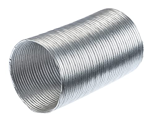 Aluminium - Ø 160mm / 1.5m - Aluminium Semi Rigid Flexible Duct Hose