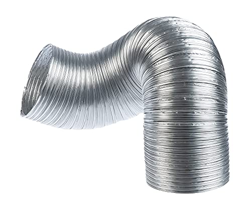 Aluminium - Ø 160mm / 1.5m - Aluminium Semi Rigid Flexible Duct Hose