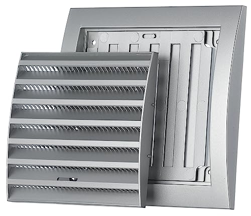 White - 140x300mm - Plastic Air Vent Grille Cover - Ventilation Grill with Fly Screen