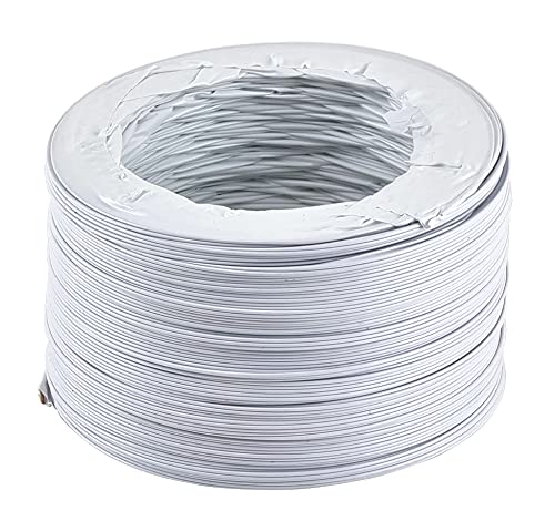 Ø 80mm - 6m - - PVC Flexible Hose - White Tumble Dryer, Cooker Hood, Extractor Fan, Air Conditioner Hose