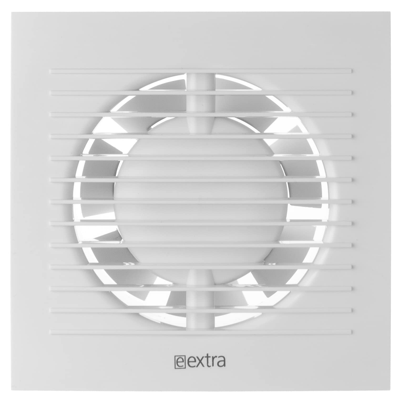 Gold - Ø 125 mm / 5 inch - with Humidity Sensor and Timer - Ø 100 mm, Ø 120mm, Ø 125 mm Wall Bathroom Fan, Ventilation Extractor for Kitchen, Toilet, Bathroom with Humidity Sensor and Timer