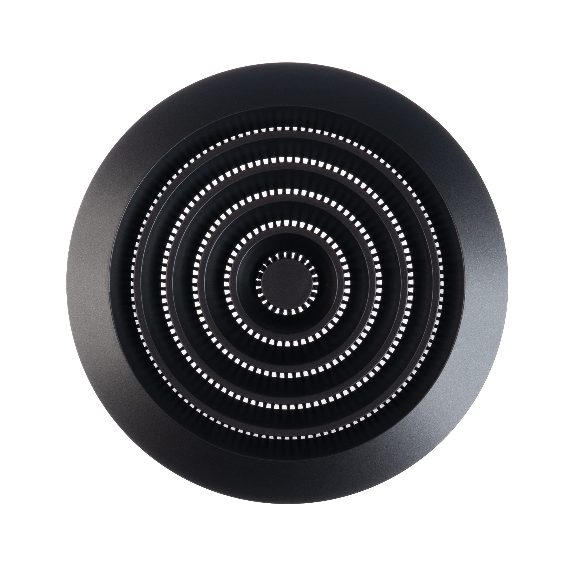 Anthracite - Ø 125mm / 5" - Round White Ventilation Grille with Insect Protection - Air Vent/Cover