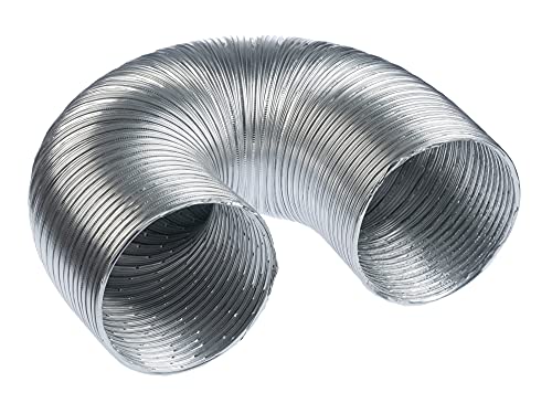 Aluminium - Ø 125mm / 1.5m - Aluminium Semi Rigid Flexible Duct Hose