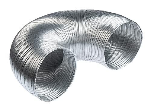 Aluminium - Ø 160mm / 1.5m - Aluminium Semi Rigid Flexible Duct Hose