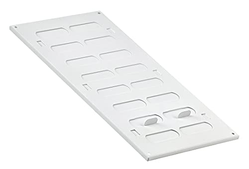 White - 300x150mm / 12x6'' - Metal Adjustable Ventilation Covers - Sliding Hit and Miss Vent Grille