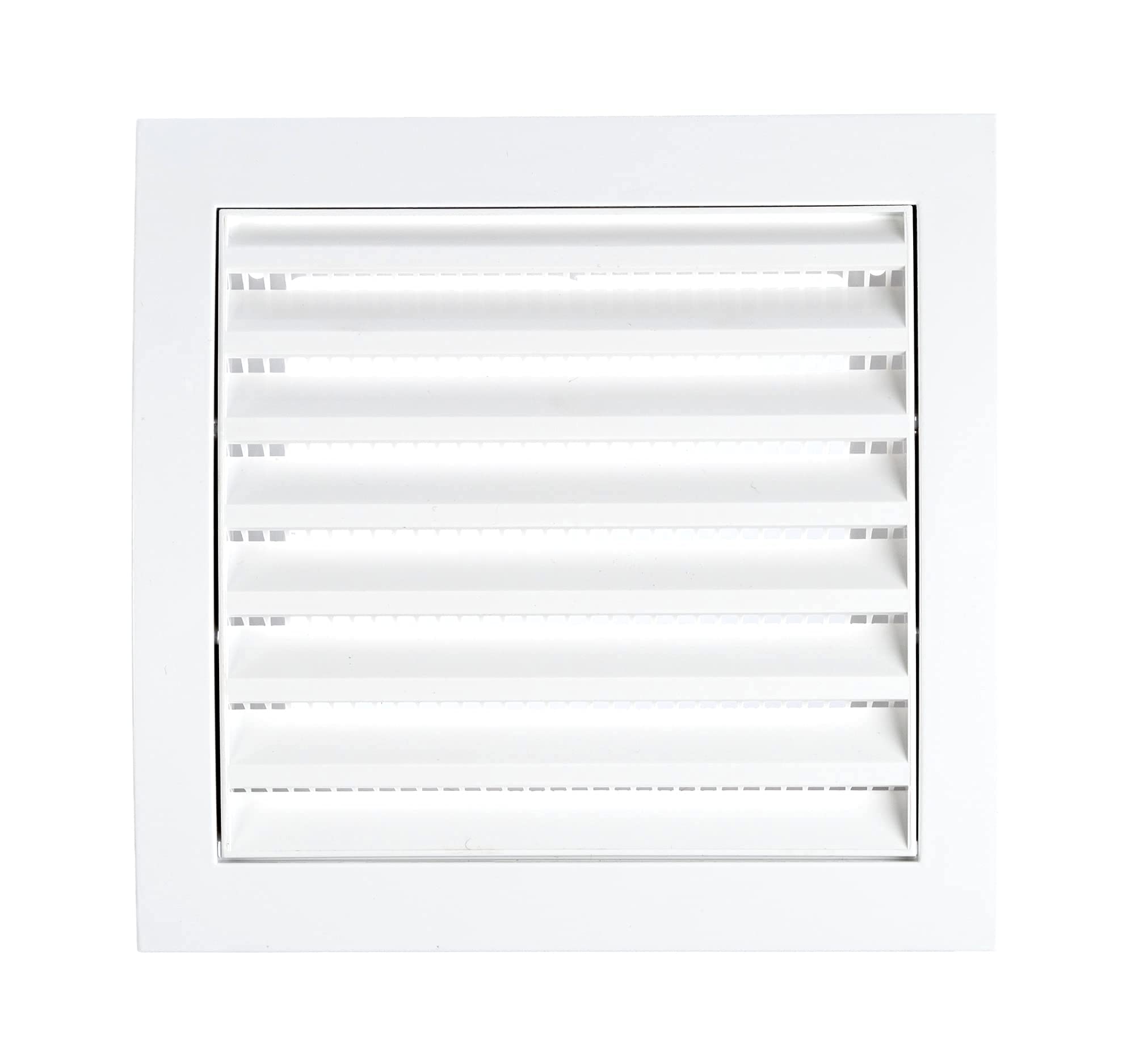 White - 150x150mm - ABS Plastic Anthracite Ventilation Grille - Vent Cover with Anti Insect Net