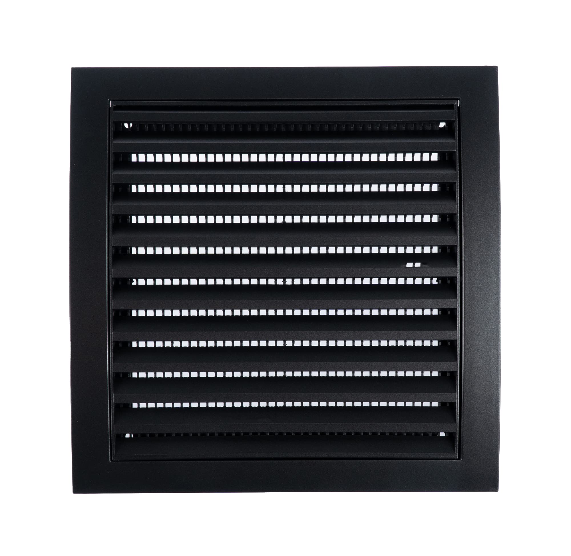 Anthracite - 190x190mm - ABS Plastic Anthracite Ventilation Grille - Vent Cover with Anti Insect Net