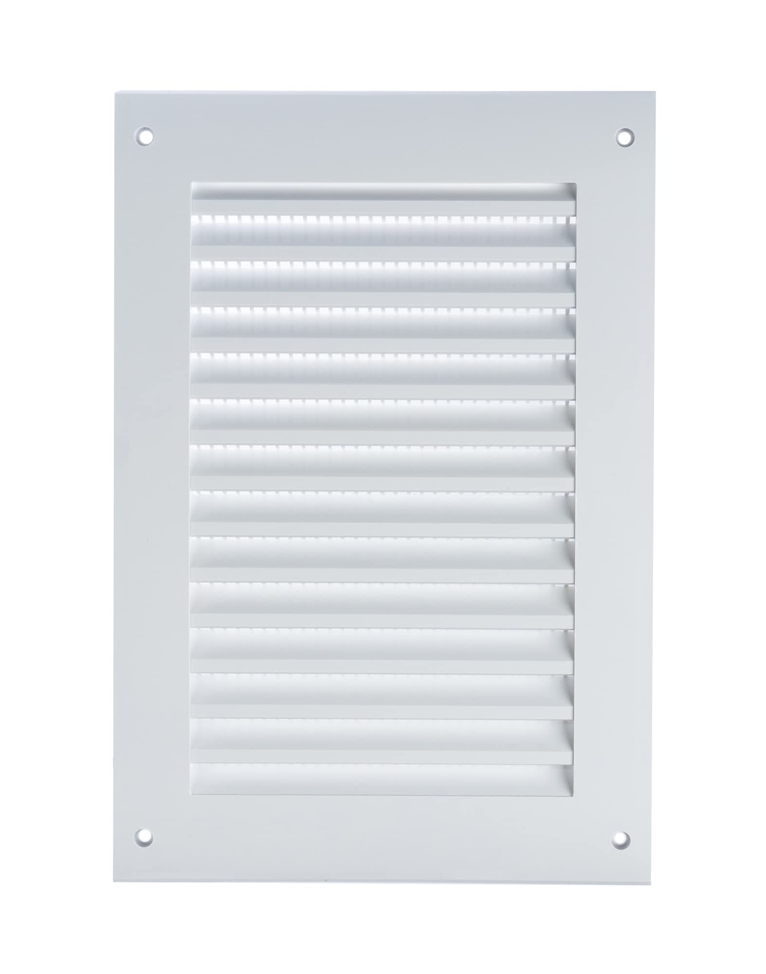 White - 250x170mm - ABS Plastic Anthracite Ventilation Grille - Vent Cover with Anti Insect Net