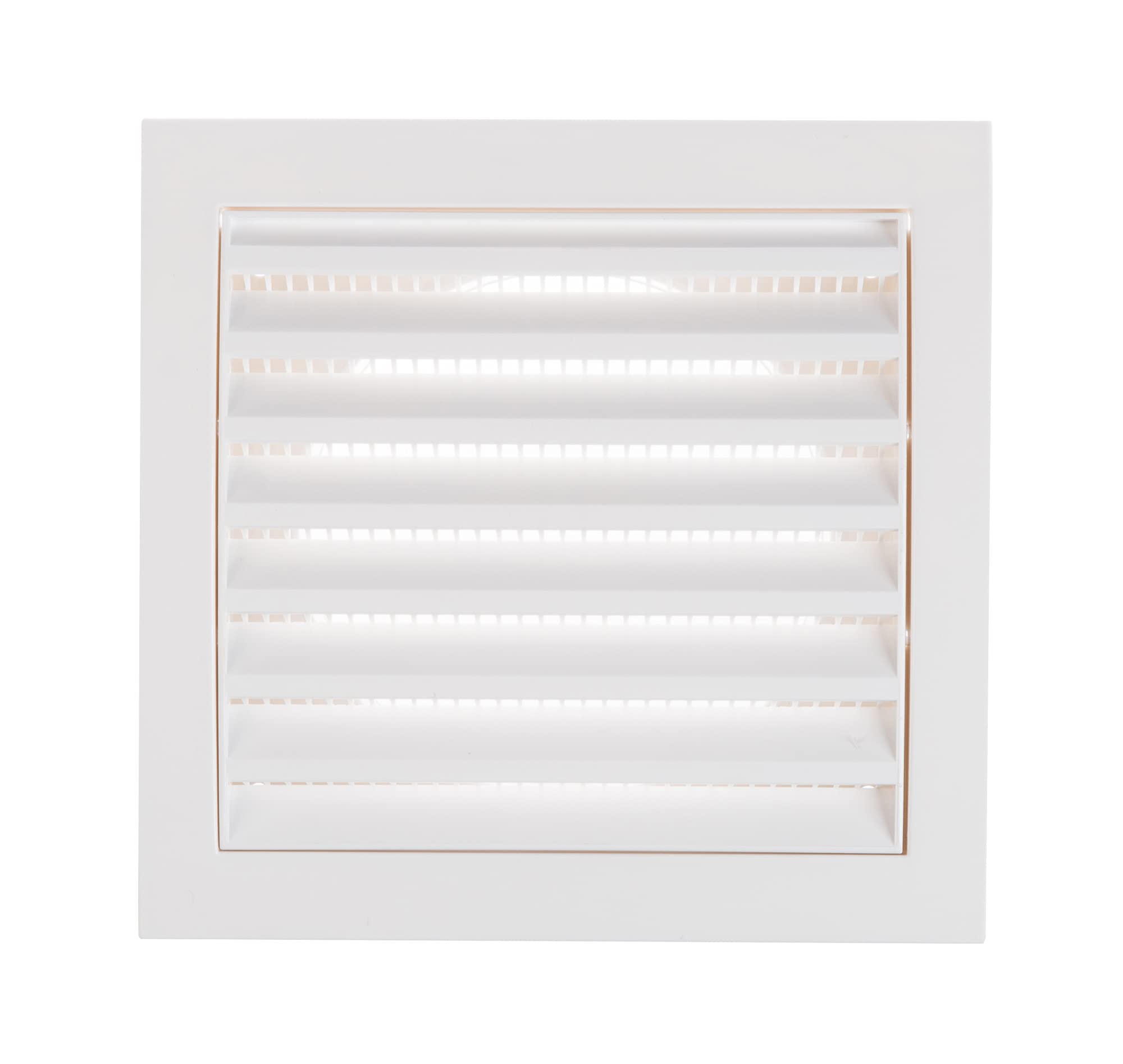 White - Ø 100mm / 4" - Ventilation Grille Made of ABS Plastic with Anti Insect Net with Round Spigot