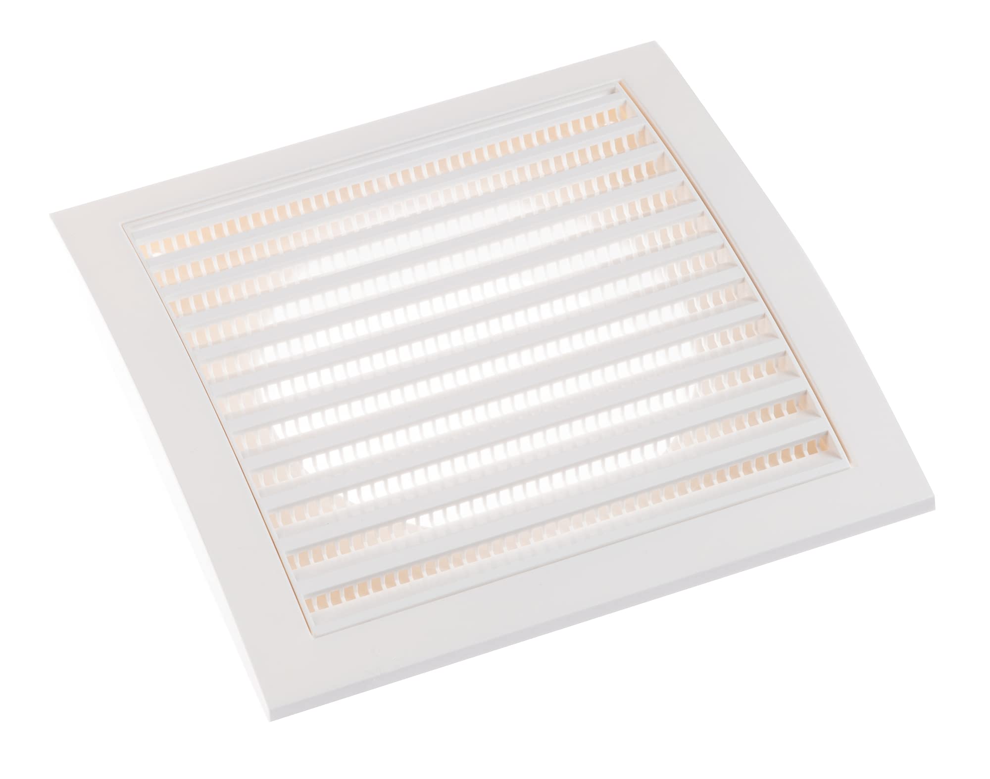 White - Ø 125mm / 5" - Ventilation Grille Made of ABS Plastic with Anti Insect Net with Round Spigot