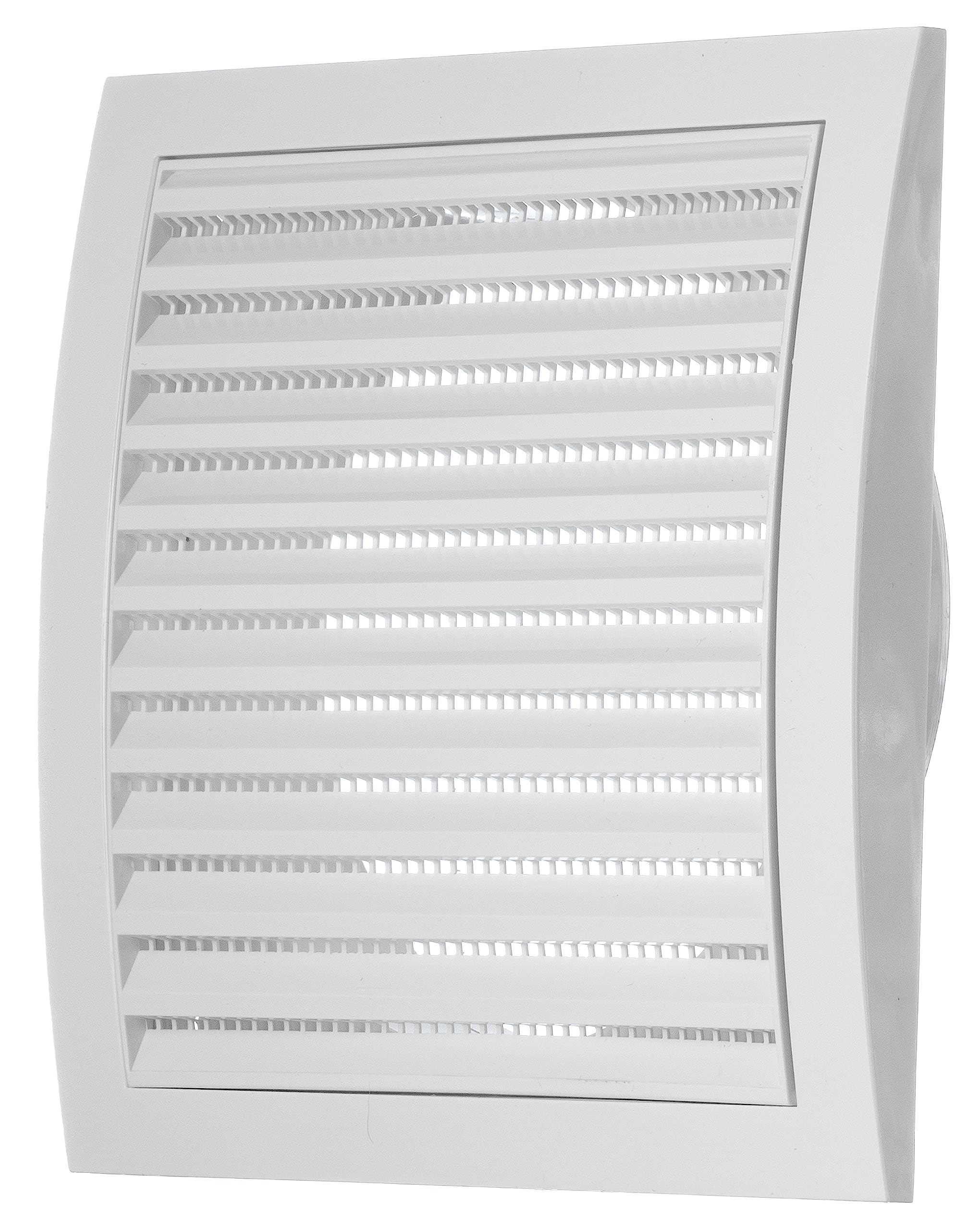 White - Ø 150mm / 6" - Ventilation Grille Made of ABS Plastic with Anti Insect Net with Round Spigot