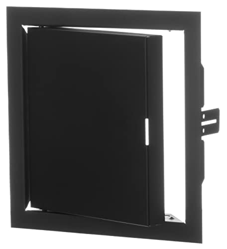 Anthracite - 15x15 cm / 6x6 inch - for Indoor and Outdoor use - Metal Access Panel - Access Door - Inspection Flap with / without a Key Lock for indoor and outdoor use