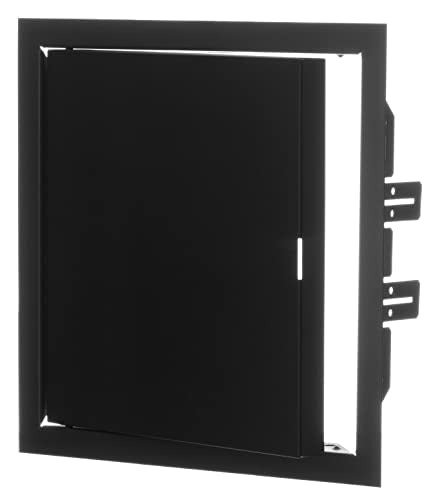 Anthracite - 20x20 cm / 8x8 inch - for Indoor and Outdoor use - Metal Access Panel - Access Door - Inspection Flap with / without a Key Lock for indoor and outdoor use