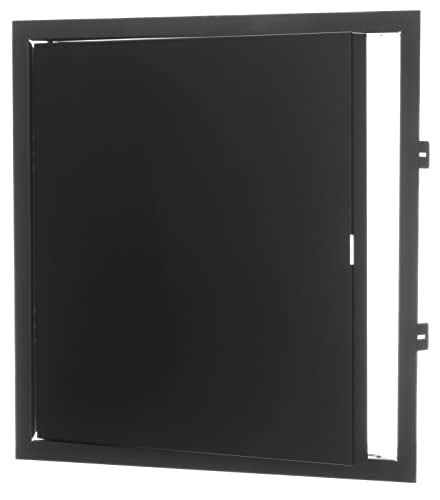 Anthracite - 30x30 cm / 12x12 inch - for Indoor and Outdoor use - Metal Access Panel - Access Door - Inspection Flap with / without a Key Lock for indoor and outdoor use