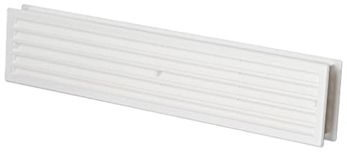 White - 450x92mm - Without screws - Two Sided Door Ventilation Grille - Door Air Vent Cover