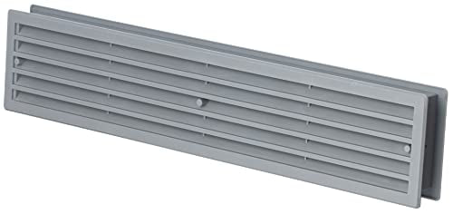 Grey - 450x92mm - Without screws - Two Sided Door Ventilation Grille - Door Air Vent Cover